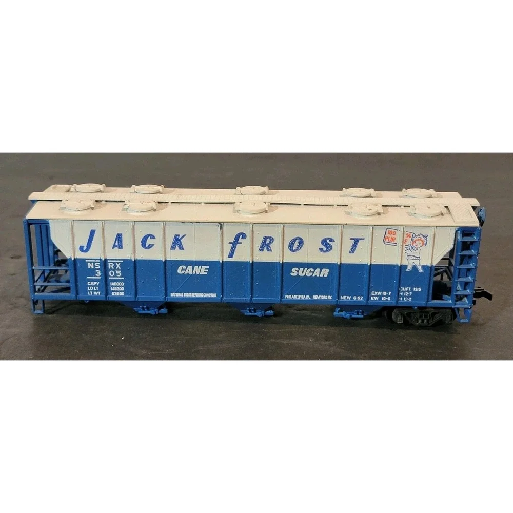 Atlas Jack‎ Frost Cane Sugar 3-Bay Covered Hopper NSRX #305 HO Scale